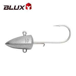 Vishaken Blux Dart Jighead Fishhooks 3.5G 5G 7G 10G 14G WORM VISSING Lure Hook Soft Lure Jig Kop Artificial Aas Fishing Tackle P230317
