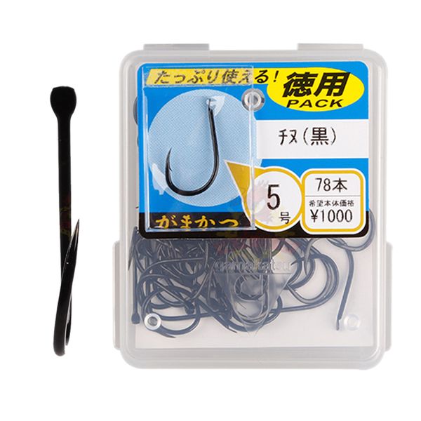 Hameçons de pêche japon Original Gamakatsu pour avec barbes carpe crochet Offset plat épais poignée acier à haute teneur en carbone résistant à la mer 230729