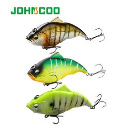 De pêche Hameçons JOHNCOO 3 pièces leurre de pêche coulant flottant Wobbler SwimShad Glide appâts VIB Vibration appât brochet truite maskinongé bar pêche 230220