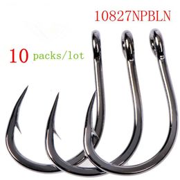 Vishaken Originele Mustad Hooks 10827 Zee Vissing Tonijn Iron Board Hooks High Carbon Steel Hook 4x Strong Jig Hooks Live Bait Jigbait 230511