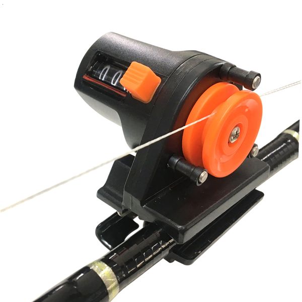 Hameçons de pêche Topline Tackle 0999M télémètre ligne compteur de profondeur compteurs de jauge numérique pour outil d'enroulement 230608