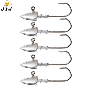 Hameçons de pêche Tête Triangle 35g 5g 7g 10g 14g 20g Type de bateau Hameçon de pêche Ver souple Jig Leurre Crochet Jig Tackle 231031