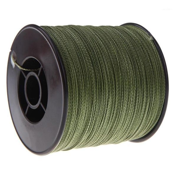 Hilo de pescar 100 LB 0,55 mm Trenza de PE fuerte Verde