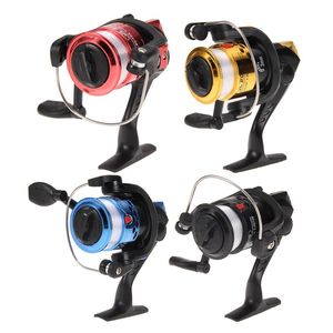 Vissen Reals Aluminium Body Spinning Reel Hoge Snelheid G-Ratio 5.2:1 Vissen Rollen Met Lijn Koperen Staaf Rack Drive vis Gereedschap EA14