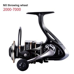 Visserijrol NX 2000 3000 4000 5000 6000 7000 Supersterke karpervissen Feeder Spinning Reel Spinning Wheel Type Visserswiel 240125