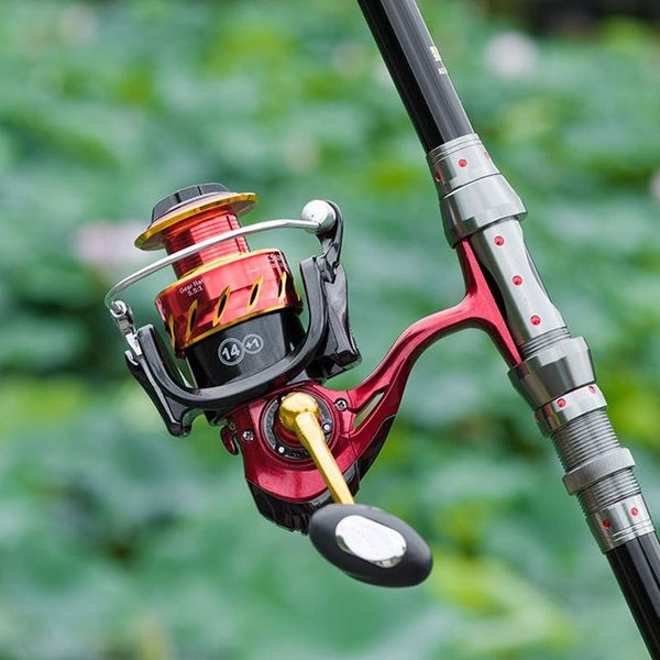 Moulinet de pêche Spinning Jig 15 Max Drag Aluminium Full Metal Spool Pour Carp Wheels Long Cast Tackles Baitcasting Reels