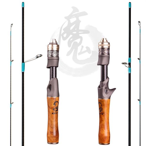 Canne à pêche et moulinet Combos-Carbon Spinning Casting Voyage Leurre Canne à pêche avec UL Power 1 37m 1 50m 1 68m Canne pour la pêche 220212217i