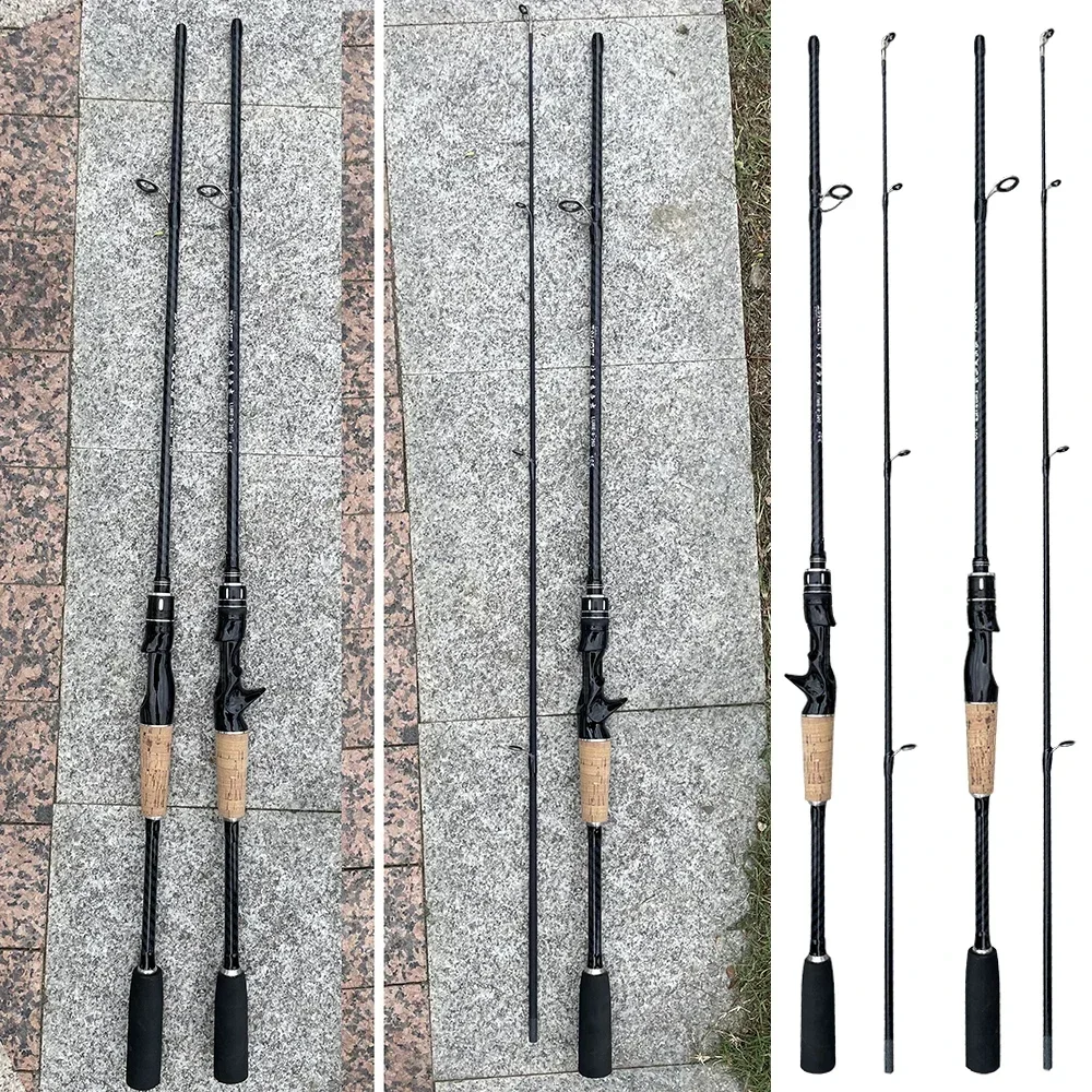 Fiskespö med solid spets Lure 8-25G linje 8-15 lb Fast Ultralight Spinning Casting Rod för öring basjigging