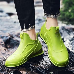 Visschoenen Heren Outdoor Antislip Lichte Wandelschoenen Shaxi Vissen Regenlaarzen Duurzame Waterdichte Rubberen Vissersschoenen 240228