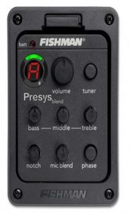 Fishman Presys Blend 301 Dual Mode Guitar Preamp Eq Tuner Piezo Pickup Equalizer System met Mic Beat Board in Stock2683445