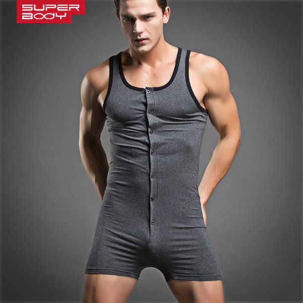 Body De rejilla para Hombre, lencería Sexy, ropa moldeadora sin entrepierna, corsé Steampunk, Faja para Hombre, Reductor De Grasa Corporal