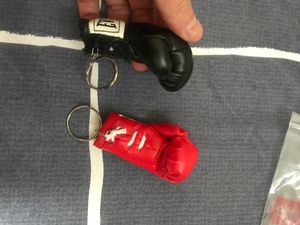 Poing Petits gants de boxe Porte-clés Cheerleading Pendentif porte-clés #st