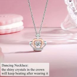 Fit A Crown Princess, carte de collier en zircone cubique + boîte – Cadeau d'anniversaire parfait pour votre petite-fille