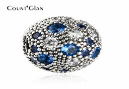 Fit Bracelet 2017 Zomer nieuwe blauwe kosmische sterren vaste clip charme kralen voor sieraden maken 925 sterling zilveren decoratieve stopbead7049167