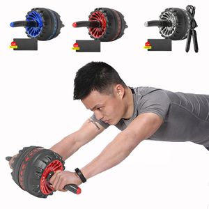 Fitness AB Roller met Mat Spring Rebound Home Gym Apparatuur voor Spieroefening Wide Power ABS Wiel Buikspiertrainer 240220