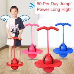 Fitnessballen stuiteren balkikker Jump Jump Lange Hoogte Oefeningsapparatuur Verhoog High Jump Bouncing Ball Children's Balance Training Equipment 230530