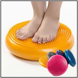 Balles de fitness FX Tapis de coussin de massage en PVC de grande taille Équilibrage 34cm Roue Coussin le plus moelleux Émeute Épaississement Yoga Équilibrage Équilibre 230620