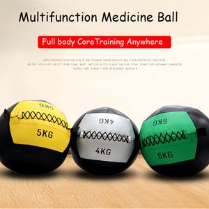Fitness Balls Medicine Wall Ball For Core Training Throwing Boucing Slam Cross Trainer Home Outdoor Use Dia 35cm Load 2 -15kg Empty 230620