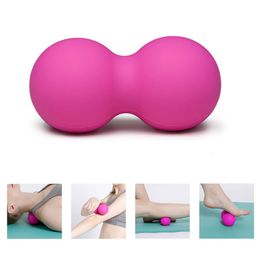 Fitnessballen pinda massagebal oefening lacrosse ballen tpe dubbele spier sport gym yoga ball trigger point therapie myofasciale afgifte 230530