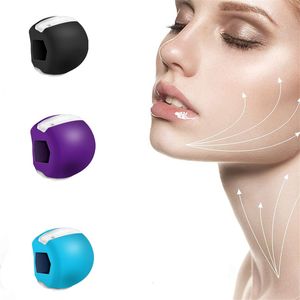 Balles de fitness Silice Gel Lanyard Jaw Exerciser Face Stress Ball Jawline Muscle Toner Pouekbones Trainer Gym Exercice Equipement 221128