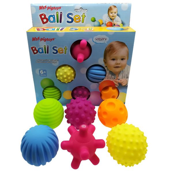Balles de fitness donc balle de préhension à la main perception tactile balle douce BB balle bébé jouet 6 ensembles 230826