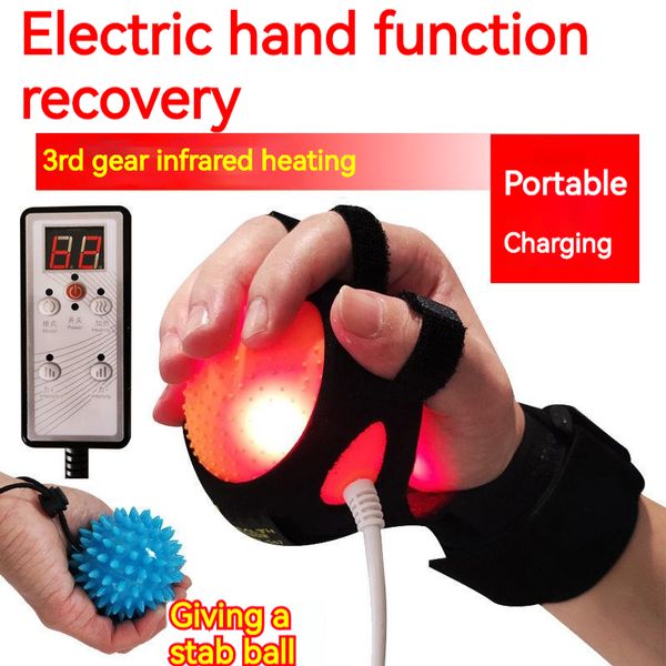 Balles de fitness AVC Hémiplégie Gant de massage Réhabilitation Robot Gant Appareil à main pour équipement de rééducation de récupération musculaire Relex 230530