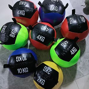 Ballons de fitness Mur Medicine Ball Lancer Core Training Slams Power Strength Exercise Home Gym Workout peut charger 2 15 kg librement vide 230904