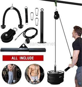 Fitness DIY Gym Katrol Kabel Machine Bevestigingssysteem Binnen en buiten Heffen Onderarm Arm Sterkte Fitnessapparatuur2772588