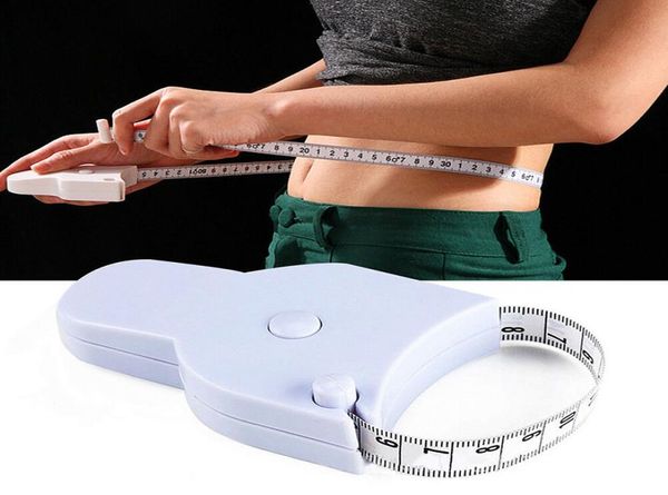 Fitness Fitness Fat Caliper Perfect Body Rape Mesures Automatic Télescopic Ruban Meas Measur Ruban pour la taille corporelle B7817799