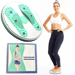 Fitness perdre du poids taille torsion conseil Yoga exercice pied plaque de Massage Pilates Sport torsion taille disque magnétique Massage conseil 240123