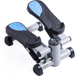Fitness Mini Stepper pour Total Body Exercise Escalier étape cardio Pédales non glissantes LCD hydraulique réglable Digital 240416