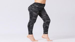 Fitnessbroek nieuwe fabrikanten hele camouflage bedrukte yogabroek dames buitensportbroek dans yoga negen broek1065550