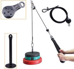 Fitness Pulley Cable System Diy Loading Pin Layting Triceps Touw Machine Workout Verstelbare lengte Home Gym Sport Accessories7207468
