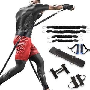 Fitness Resistance Band ingesteld voor boksen op benen en armen fitnessband Muay Thai Home Gym Bouncing Strength Training Equipment272e