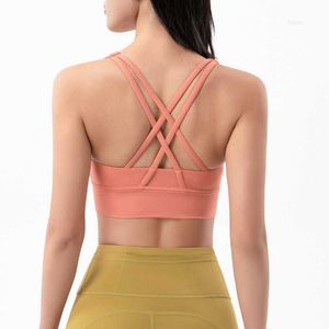 Fitness Running Street designerLu Femmes Soutien-Gorge De Sport Double Face Meulage Croix Dos Antichoc Réunis Yoga Soutien-Gorge De Sport Gilet Plusieurs couleurs 9E7Q