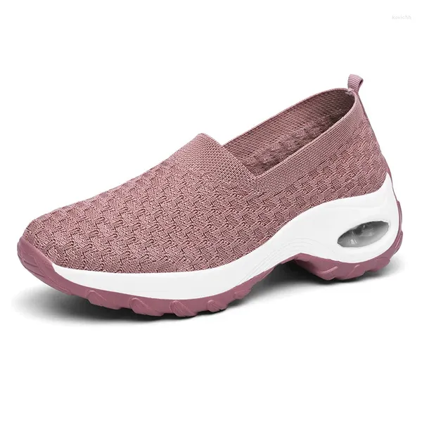 Zapatos de fitness 2024 al aire libre Mujeres de absorción de mujeres Cuschion Heel alto senderismo refrescante