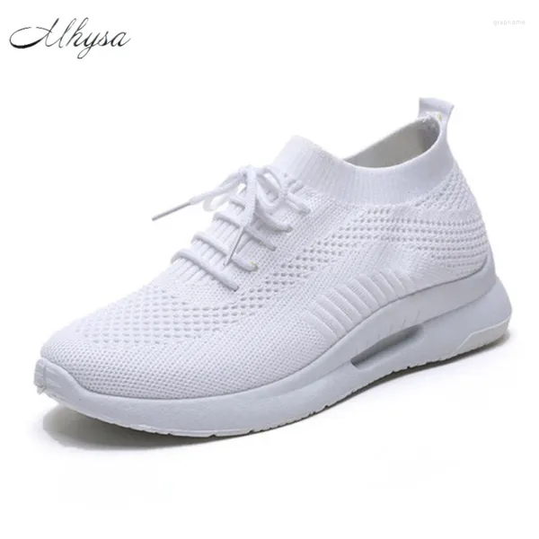 Fitness Shoes 2024 Spring Women's Vulcanized Fashion Woman Sneakers Mujeres Cómodas Mesh transpirable Low informal