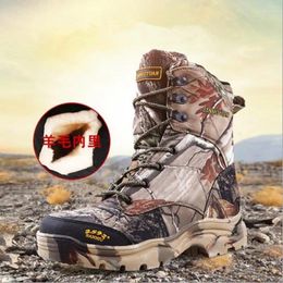 Chaussures de fitness 47 grande taille Bionic Camouflage thermique bottes de neige hiver chasse en plein air escalade randonnée sport polaire chaud tactique