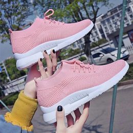 Chaussures de fitness Blwbyl 2024 Femmes décontractées Sneakers d'été Médies marchant sur la mode vulcanisée Tenis féminino