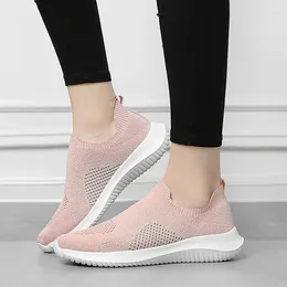 Chaussures de fitness Blwbyl Slip on Socks for Women 2024 Fashion dames Lightweight Breathable Designer Sneakers Zapatillas Mujer Casual Verano