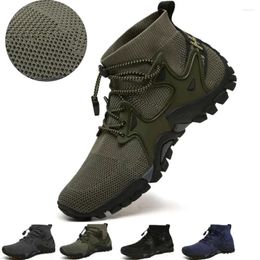 Chaussures de fitness Botas de botas pour hommes respirants Botas tactiques de randonnée en plein air en plein air