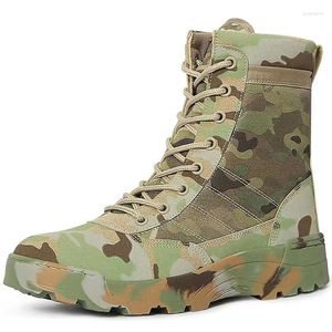 Chaussures de fitness camouflage hommes femmes fermeture éclair tactique armée botte de dessert militaire désert cheville plate-forme de travail randonnée trekking baskets