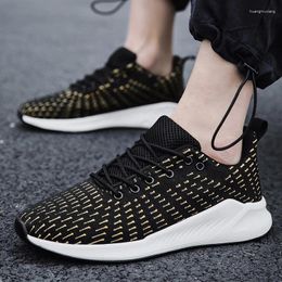 Zapatos de fitness Davidyue Men Vulcanize 2024 Sneakers Desgaste RESISTENTE MAL MAL MAL MASH TENIS MASCUAL MASCUAL