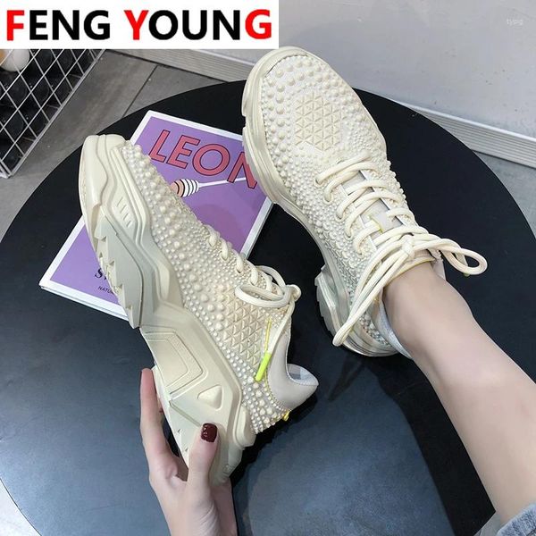 Fitness Shoes Fashion Sneakers Sneaker Femme Blanc Black Com pour Vulcanie Women Platform Femme Casual Woman 2024