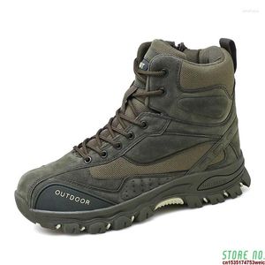 Fitness schoenen Fijn Zero Men Militaire Leger Boot 2024 Spring Hoogwaardige waterdichte canvas Camouflage Tactische gevechtswoestijn Trainers