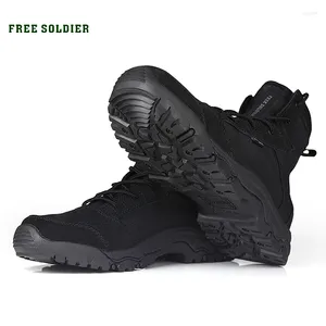 Chaussures de fitness soldat gratuit bottes tactiques en plein air randonnée à l'escalade des hommes respirant montagne légère