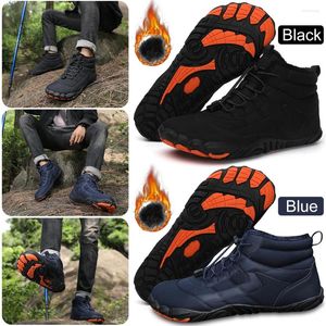 Fitness Schoenen Bont Gevoerde Snowboots Antislip Outdoor Zacht Dames Heren Winter Enkel Voor Ski Wandelen Kamperen