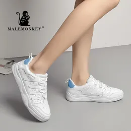 Chaussures de fitness Malemonkey 912129 Femme Espadrilles 2024 Fashion Sneakers Femmes Breatte Casual Trainers Blanc