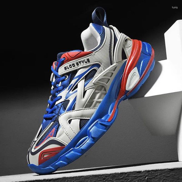 Fitness Shoes Men Casual Chunky Sneakers Platform de altura Hombres Masculino Macho Adulto Up Zapatos de Hombre Chaussure Homme 2024 Unisex