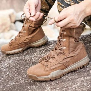 Chaussures de fitness hommes Boots de l'armée légères spéciaux respirant désert militaire tactique tactique masculine combat de combat unisexe travail